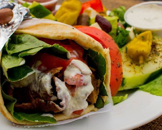 Order Gyro Sandwich food online from Mediterranean Grill store, Athens on bringmethat.com