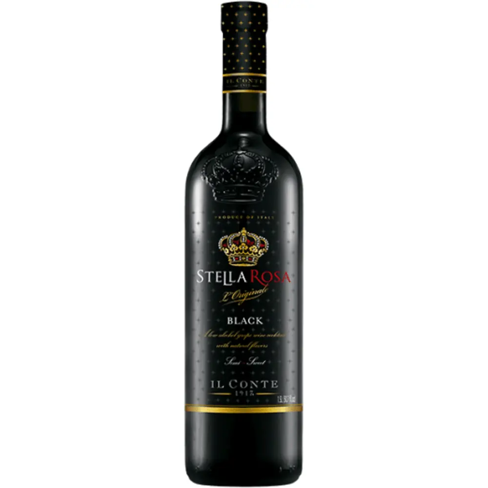 Order Stella Rosa Moscato Black Wine 750 ml. food online from Mirage Wine & Liquor store, Palm Springs on bringmethat.com