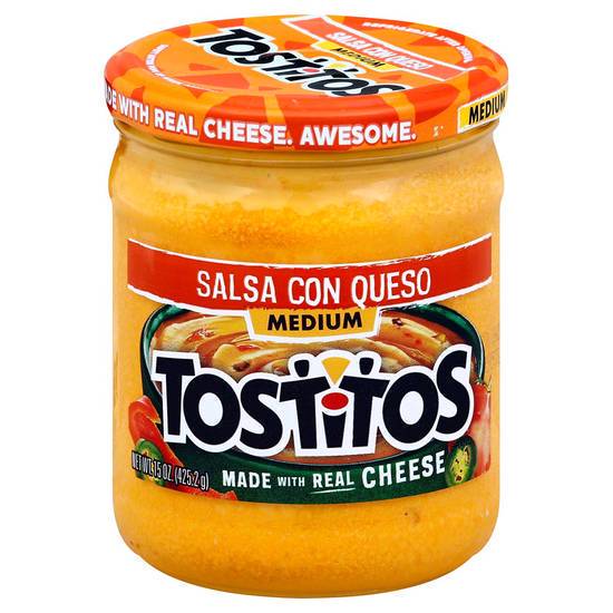Order Tostitos Salsa Queso 15 OZ food online from Chevron Extramile store, Beaverton on bringmethat.com