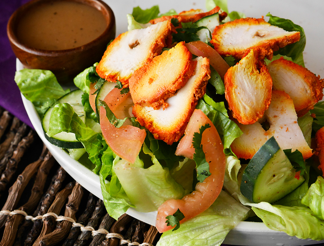 Order 11. Tandoori Chicken Salad food online from Noori Pakistani & Indian store, San Bruno on bringmethat.com