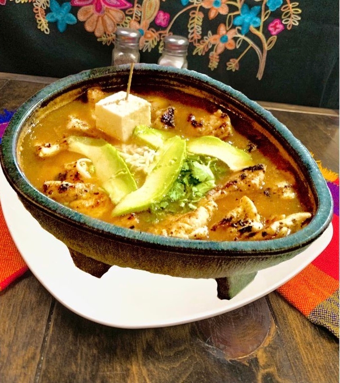 Order Grilled Chicken Molcajete food online from Cocina Village store, Fresno on bringmethat.com