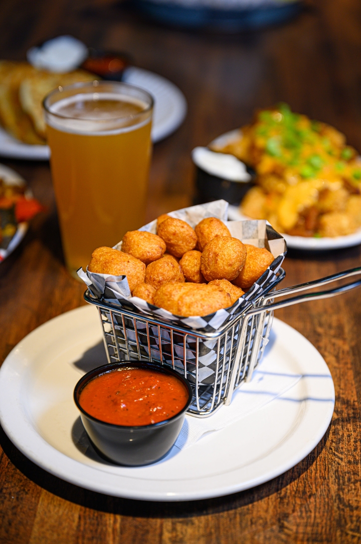 Order Beer Battered Cheese Bites food online from Quincy South Bar & Grille store, Rockville on bringmethat.com