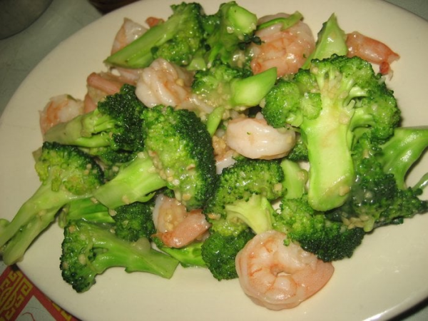 Order 11. Shrimp with Broccoli food online from Great Wall Chinese Restaurant store, Reseda on bringmethat.com