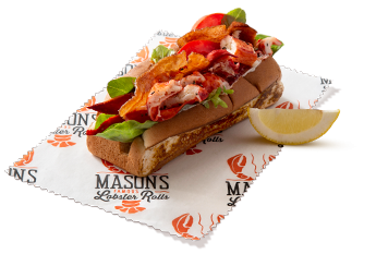 Order Lobster BLT Roll food online from Mason Famous Lobster Roll store, Rehoboth Beach on bringmethat.com