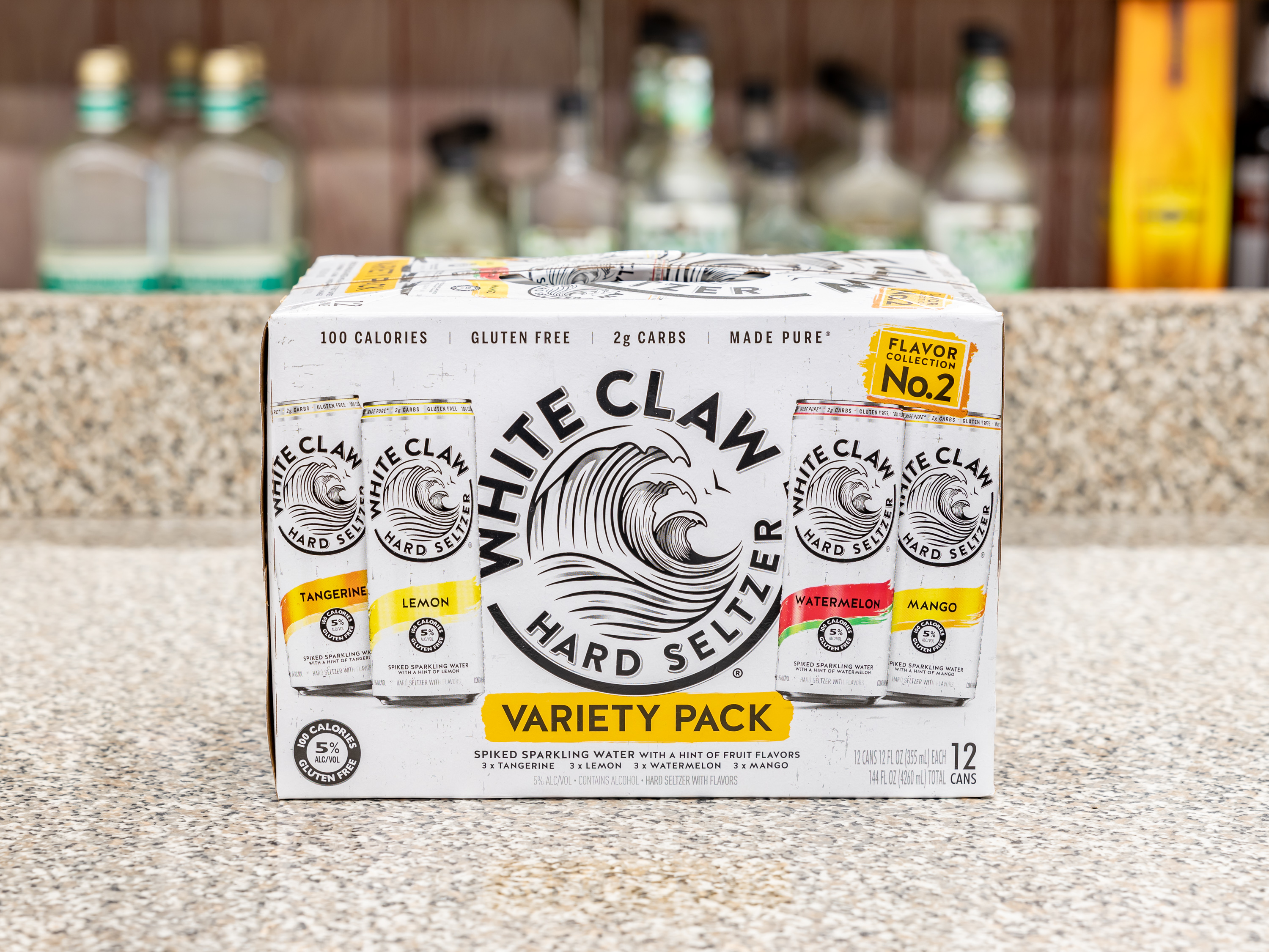 Order White Claw Raspberry, 6 Pack 12 oz. Can Hard Seltzer 5.0% ABV food online from Liquor Republic store, Cypress on bringmethat.com