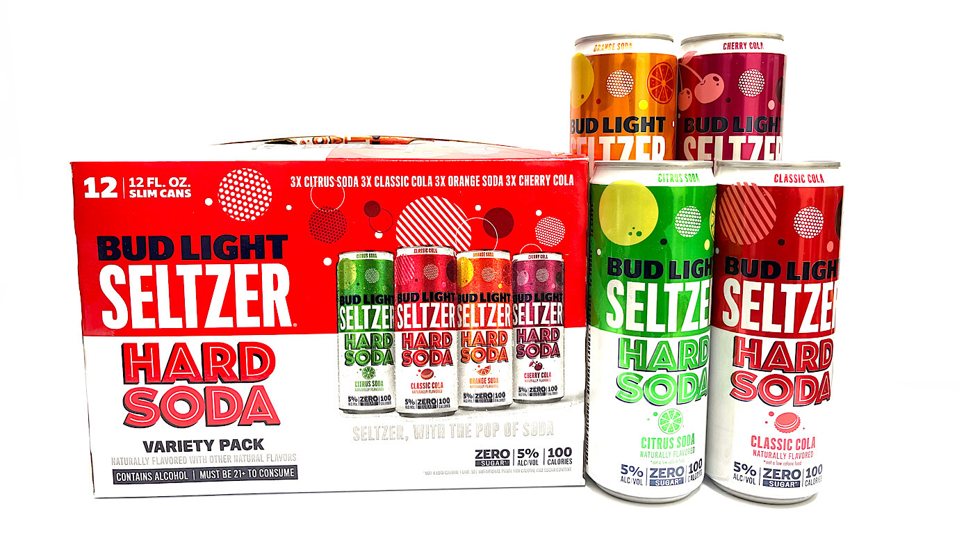 Order BUD LIGHT SELTZER HARD SODA 12 PACK CAN  food online from K-Town Beer & Wine Food Mart store, Los Angeles on bringmethat.com
