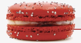 Order Strawberry Verbena Macaron food online from Caffe Bene store, Jackson Heights on bringmethat.com