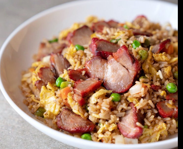 Order BBQ Pork Fried Rice food online from Café Express store, Bakersfield on bringmethat.com