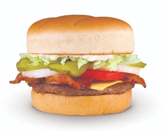 Order Bacon Cheeseburger food online from A&W Restaurant store, Green Bay on bringmethat.com