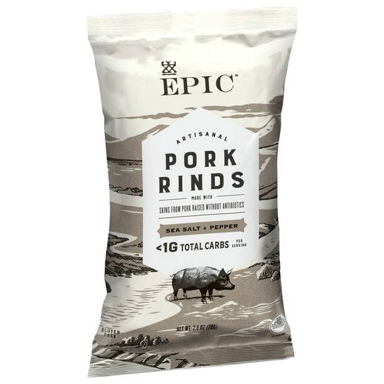 Order Epic Salt & Pepper Pork Rinds (2.5 oz) food online from Rite Aid store, Yamhill County on bringmethat.com