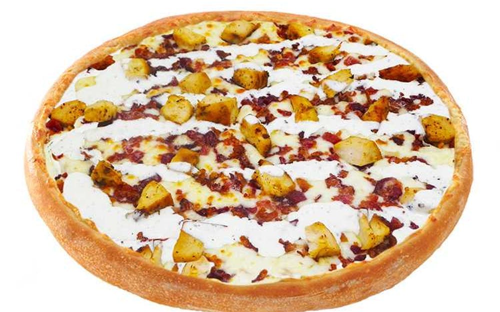 Order Chicken Bacon Ranch Pizza - Small 10'' (6 Slices) food online from Happy's Pizza store, Saginaw on bringmethat.com