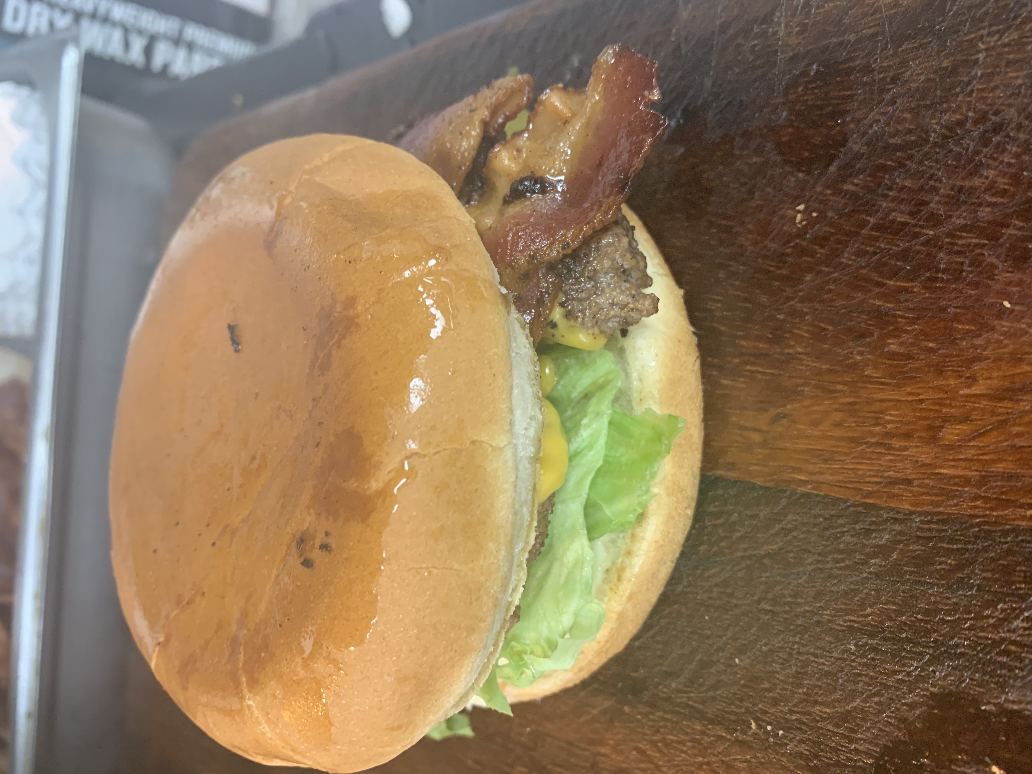 Order Bacon Cheeseburger food online from Collegiate Grill store, Gainesville on bringmethat.com