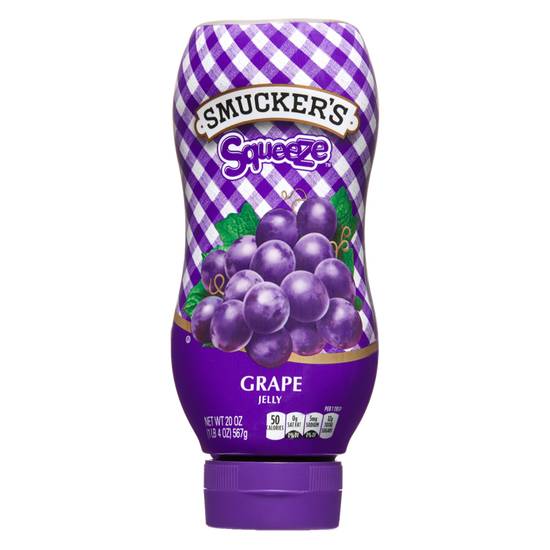 Order Smucker's Squeeze Grape Jelly 20oz food online from Drinks At Your Door by Gopuff store, Santa Maria on bringmethat.com
