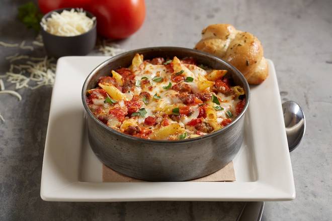 Order Deep Dish Ziti food online from BJ's Restaurant & Brewhouse store, Temecula on bringmethat.com
