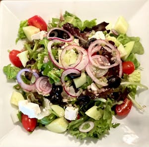 Order Mediterranean Salad food online from Barney's store, Locust Valley on bringmethat.com