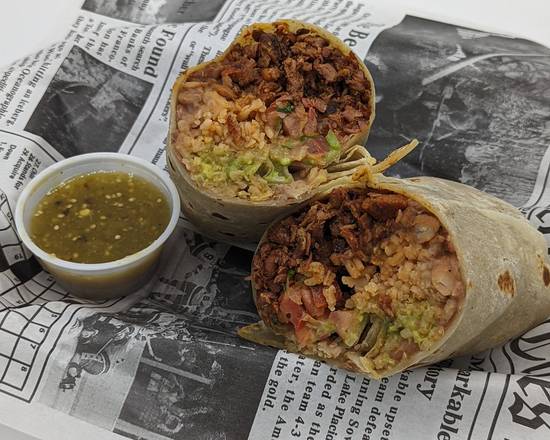 Order Asada Burrito food online from El Jefe Tacos store, Phoenix on bringmethat.com