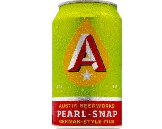 Order Austin Beerworks Pearl-Snap, 6pk-12oz can beer food online from Cold Spring Liquor store, Liberty Hill on bringmethat.com