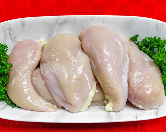 Order Boneless Chicken Breast (1 lb) food online from Cow Palace Butcher Shop store, Middle Island on bringmethat.com