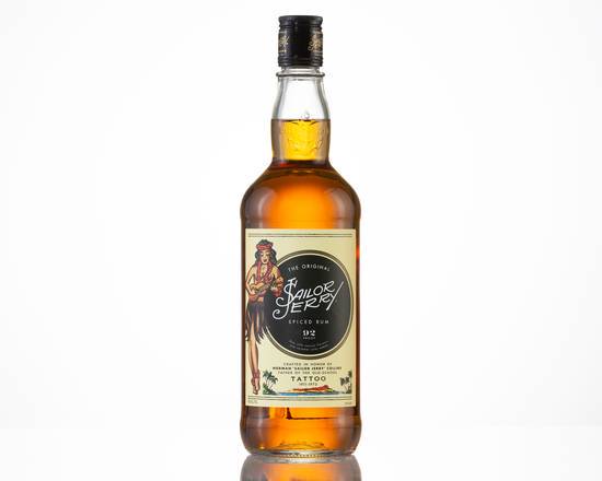 Order Sailor Jerry Spiced, 750mL rum (46.0% ABV) food online from Arcata Liquors store, Arcata on bringmethat.com