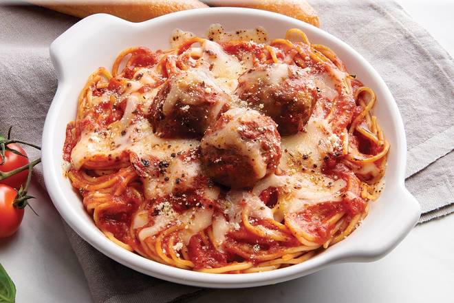 Order Baked Spaghetti with Meatballs food online from Fazoli store, Festus on bringmethat.com