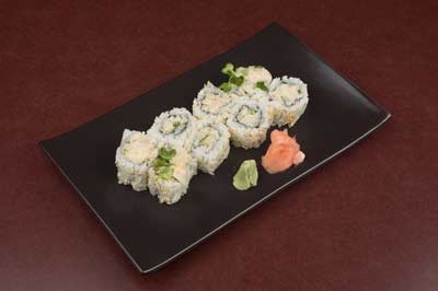 Order SPICY SCALLOP ROLL food online from Sushi Zushi store, Dallas on bringmethat.com