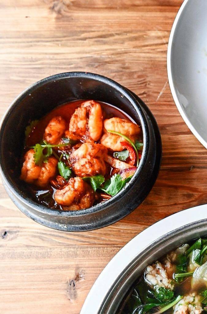 Order Caramelized Prawns With Tamarind Sauce food online from Brodard Chateau store, Garden Grove on bringmethat.com