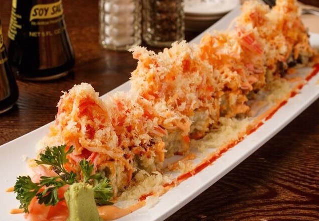 Order Volcano Roll food online from Sakura Japanese & Chinese Cuisine store, Victoria on bringmethat.com
