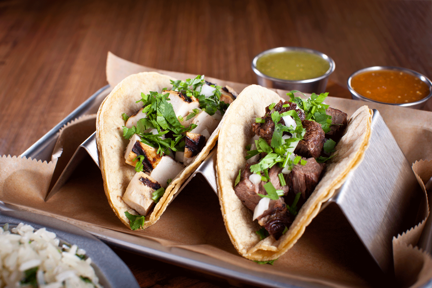 Order Taco Lunch food online from Mixteco Mexican Grill store, Chicago on bringmethat.com