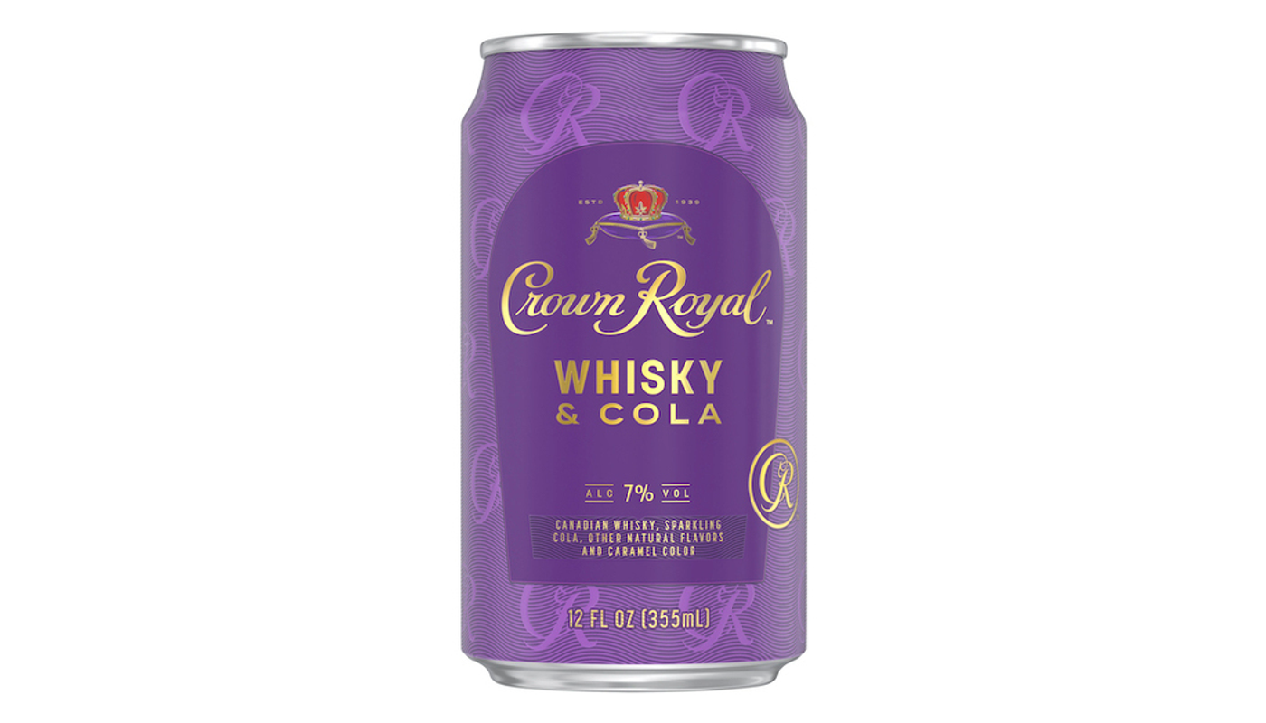 Order Crown Royal Whisky & Cola Cocktail 4x 12oz Cans food online from Village Commons Liquor store, Camarillo on bringmethat.com