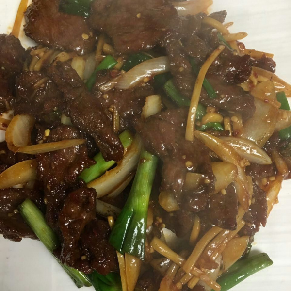 Order 88. Mongolian Beef food online from Venus Cafe store, Covina on bringmethat.com