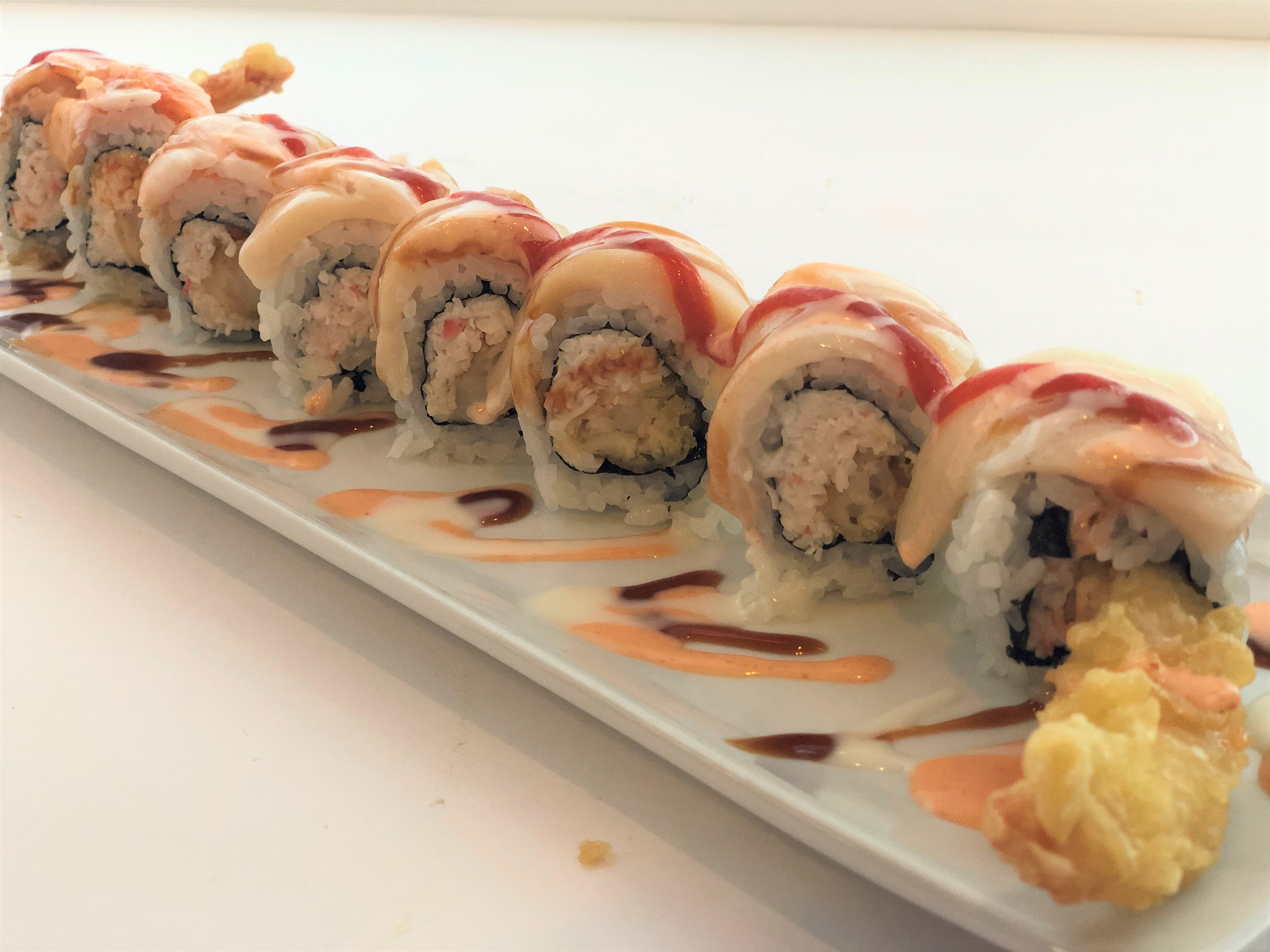 Order White Tiger Roll food online from Sushi Spott store, Mill Creek on bringmethat.com