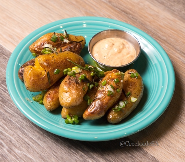 Order Fingerling Potatoes food online from Creekside Pizza & Taproom store, San Anselmo on bringmethat.com