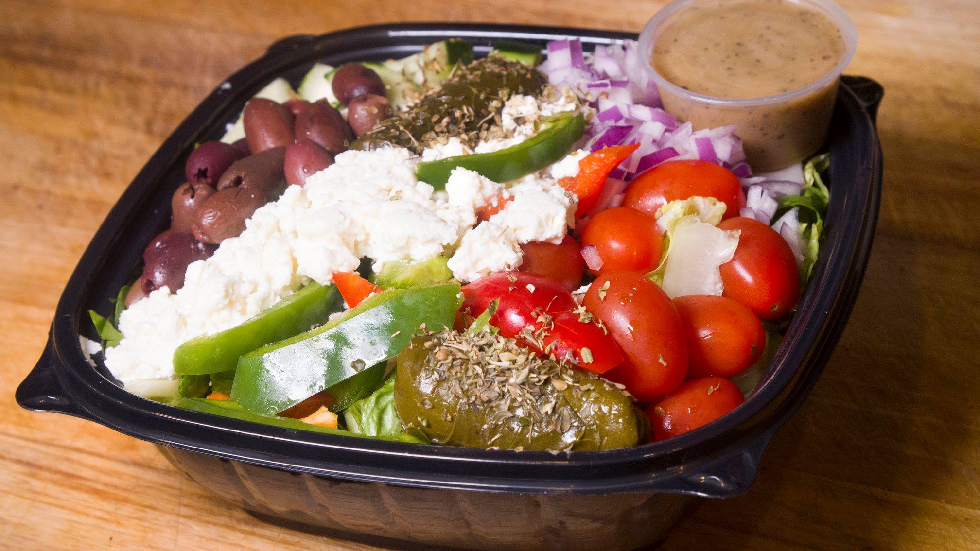 Order Greek Salad food online from Market cafe store, New York on bringmethat.com