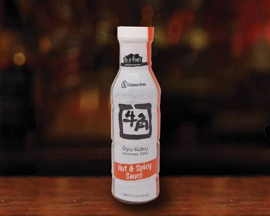 Order Hot & Spicy Sauce Bottle (12 oz) food online from Gyu-Kaku Japanese Bbq store, Tustin on bringmethat.com
