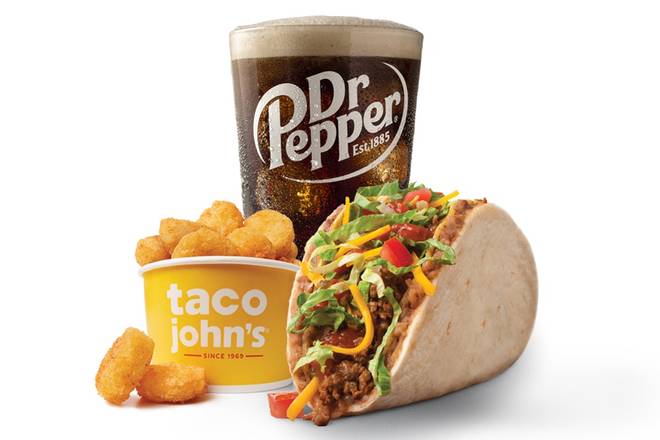 Order Taco Bravo® Combo food online from Taco John's store, La Crosse on bringmethat.com