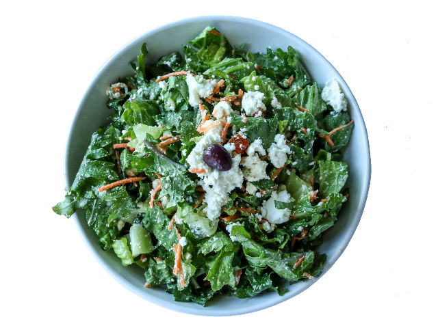 Order Kale Salad food online from The Naughty Greek store, Saint Paul on bringmethat.com