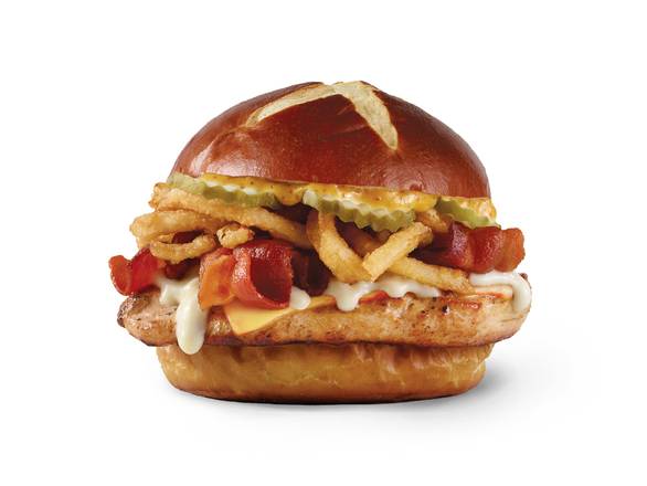 Order Grilled Pretzel Bacon Pub food online from Wendy's store, Cortland on bringmethat.com