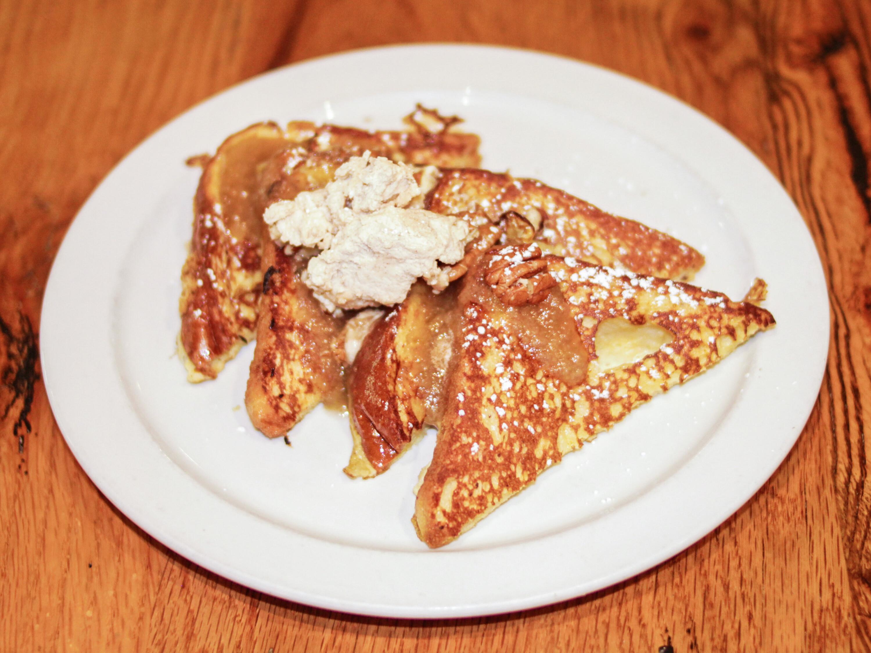 Order Pear French Toast food online from Tangerine store, Boulder on bringmethat.com