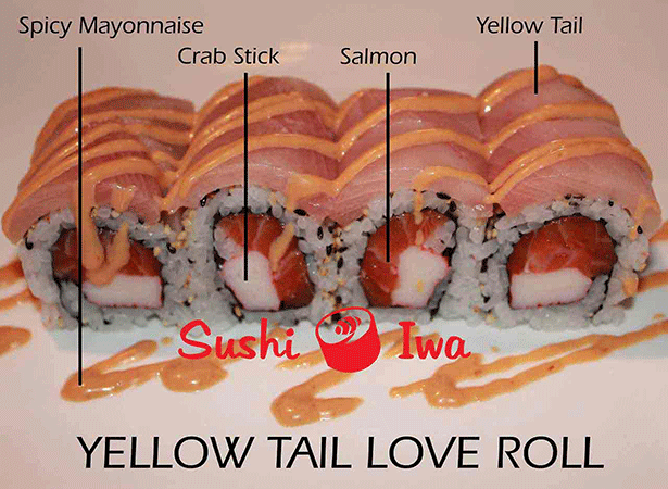 Order YELLOW TAIL LOVE food online from Sushi Iwa store, Clayton on bringmethat.com