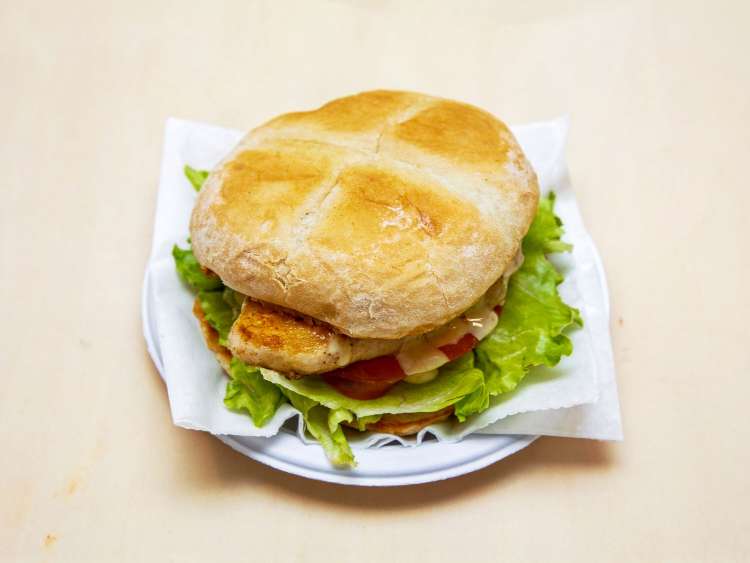 Order Grilled Chicken Sandwich food online from Ted's Fish Fry store, Clifton Park on bringmethat.com