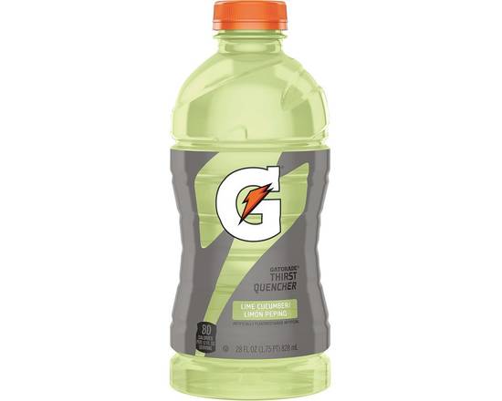 Order Gatorade Lime Cucumber 28oz Bottle food online from Johnny Rockets store, Aliso Viejo on bringmethat.com