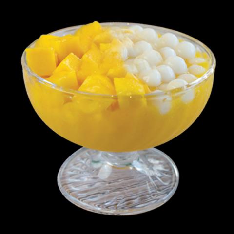 Order A7. Mango Juice with Glutinous Rice Ball food online from Mango Mango store, Maple Grove on bringmethat.com