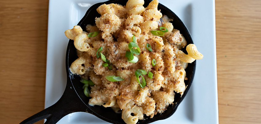 Order Pork Belly Skillet Mac & Cheese food online from Beerhead Bar & Eatery store, Painesville on bringmethat.com
