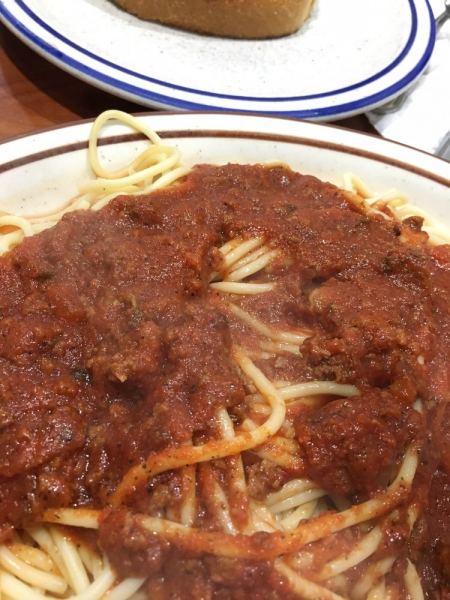 Order Spaghetti food online from Dinahs Family Restaurant store, Los Angeles on bringmethat.com