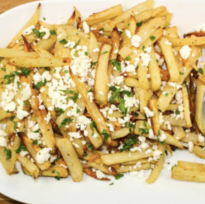 Order Greek Fries food online from Taste Cafe & Grill store, Ozone Park on bringmethat.com