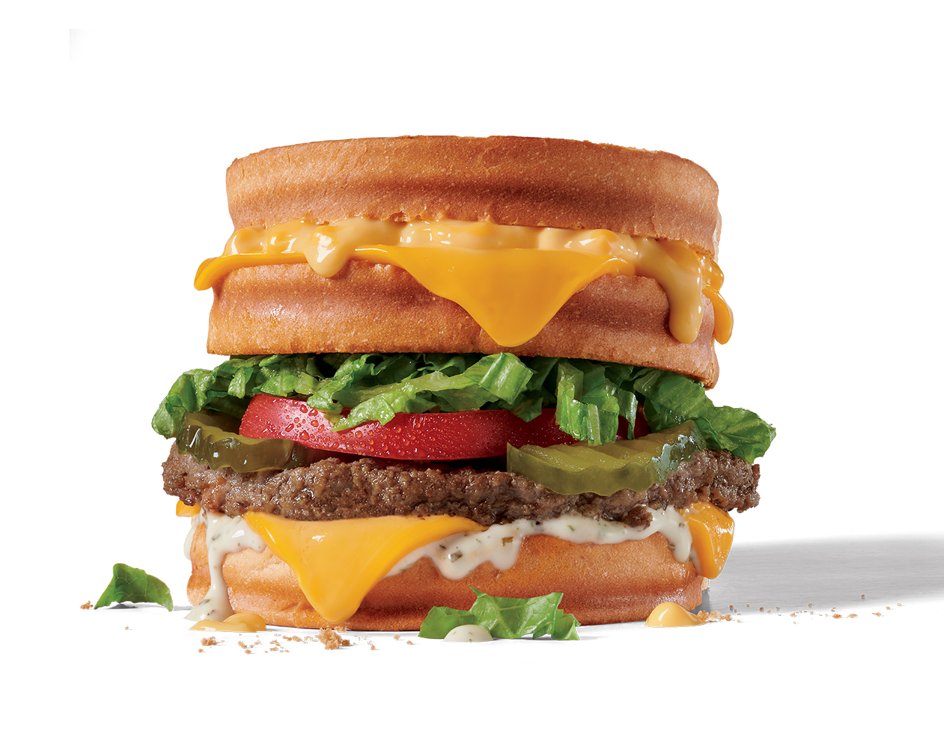 Order Stacked Grilled Cheeseburger food online from Jack In The Box store, Houston on bringmethat.com