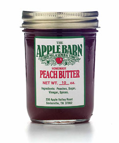 Order 1/2 Pint Peach Butter food online from The Apple Barn And Cider Mill store, Sevierville on bringmethat.com