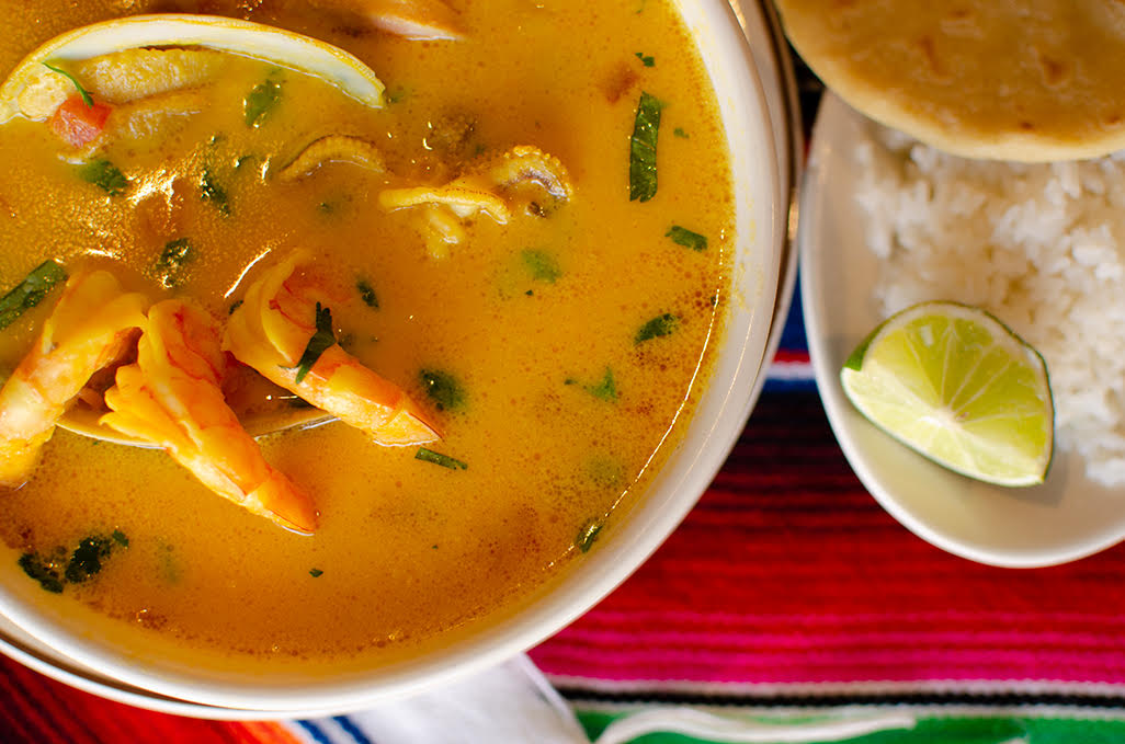 Order Shrimp Soup food online from Cancun Mexican Cuisine store, Gaithersburg on bringmethat.com