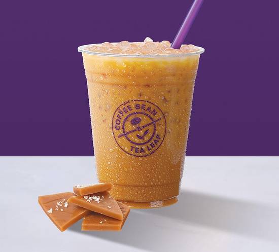 Order Salted Toffee Iced Latte food online from The Coffee Bean & Tea Leaf store, Century City on bringmethat.com