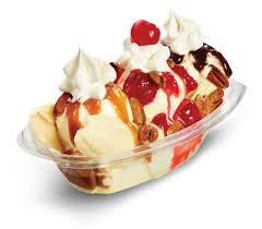 Order Banana Split food online from A & L Water And Ice Cream store, Buckeye on bringmethat.com